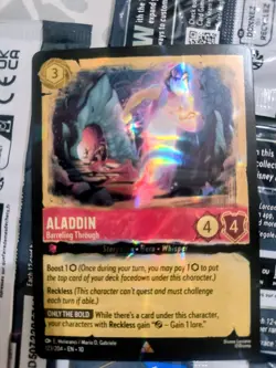 Disney Lorcana Whispers in the Well - 6 Booster Pack & Aladdin + Jasmine - Image 2