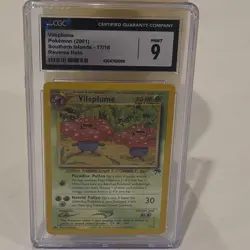 Pokemon Vileplume Southern Islands 17/18 CGC 9 Reverse Holo Promo 70 HP EN - Image 1