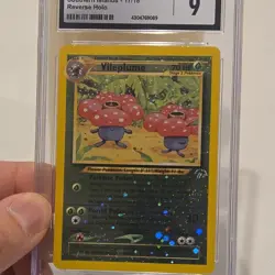 Pokemon Vileplume Southern Islands 17/18 CGC 9 Reverse Holo Promo 70 HP EN - Image 2
