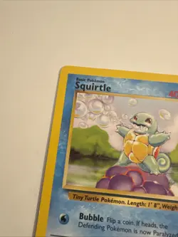 Pokemon TCG Squirtle Base Set 63/102 Regular Unlimited Common HP - Image 5