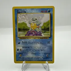 Squirtle Pokemon TCG Base Set 63/102 Regular Unlimited Common - Image 1