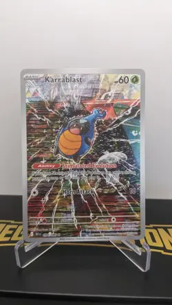 Pokemon TCG #094/086 Karrablast Illustration Rare Holo Sv: Black Bolt English NM - Image 1