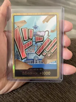 DON !! Card [Gold Frame] (Iceburg) ONE PIECE Card The Best PRB-01 Japanese - Image 1