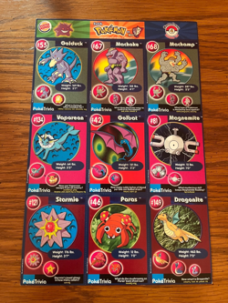 1999 BURGER KING ~ POKEMON CARDS UNCUT SHEETS COMPLETE FULL 20 PAGE SET - NM / M - Image 4