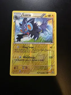 Luxray 34/106 XY Flashfire Reverse Holo Rare Pokemon Card - LP/MP - Image 1