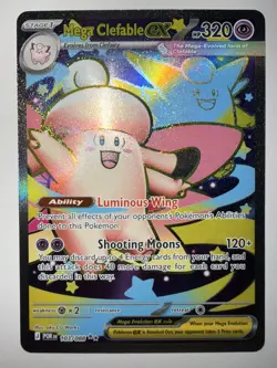 2026 Pokemon Card TCG ME03: Perfect Order Mega Clefable EX IR 103/88 NM - Image 1