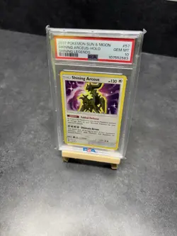 2017 Pokemon Sun & Moon Shining Legends Shining Arceus Holo Card #57 PSA 10 - Image 2