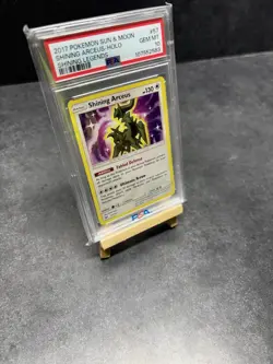 2017 Pokemon Sun & Moon Shining Legends Shining Arceus Holo Card #57 PSA 10 - Image 3