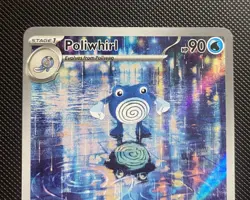 Pokemon TCG Poliwhirl Full Art 176/165 151 Card NM Condition Scarlet & Violet - Image 2