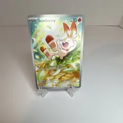 Pokemon Scorbunny Scarlet & Violet 233/217 Illustration Rare Holo 70 HP Card - Image 1