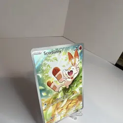 Pokemon Scorbunny Scarlet & Violet 233/217 Illustration Rare Holo 70 HP Card - Image 2