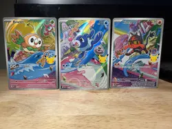 Pokemon First Partner Illustration Collection 3 card gen 7 (Alola set) - Image 1