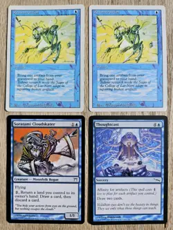 MTG - (x15) Blue, "Draw a Card" cards. Various sets & conditions. - Image 3