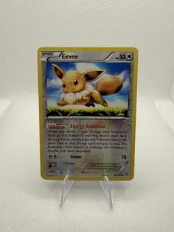Pokemon TCG Eevee 80/111 XY-Furious Fists Reverse Holo Card - Image 1