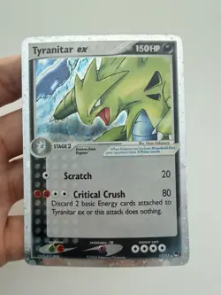 Pokemon TCG Tyranitar EX Pop Series 1 Holo Ultra Rare Card #17/17 - Image 2