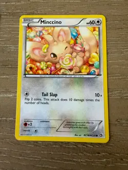 Pokemon Card Minccino Holo Legendary Treasures: Radiant Collections #RC18 NM - Image 1