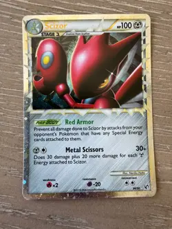 Pokemon Card Scizor (Prime) Holo Ultra Rare Undaunted #84 NM - Image 1