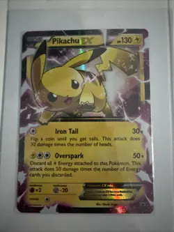 Pokemon TCG Pikachu EX XY84 Legendary Collection Promo Card - Image 1