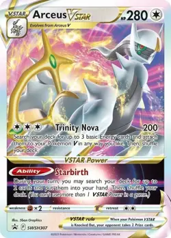Pokemon- Arceus VSTAR - SWSH307 - SWSH: Sword & Shield Promo Cards (Holo) - Image 1