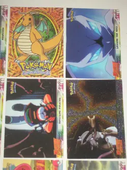 12 Topps 1999 Pokemon trading cards. 1 chrome, 1 die cut & a trainer - Image 4