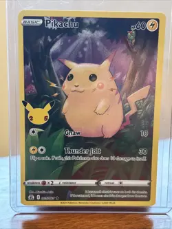 Pokemon Pikachu TCG Celebrations Card 005/025 25th Anniversary - Image 1