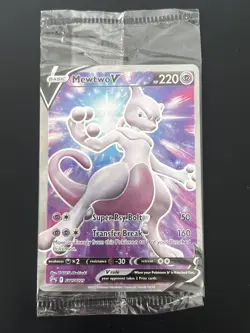 Mewtwo V SWSH229 SWSH: Sword & Shield Promo Cards Holo Sealed - Image 1