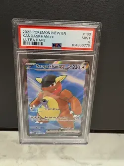 Kangaskhan EX 190/165 Scarlet Violet 151 Pokemon Ultra Rare Holo Card PSA 9 - Image 1