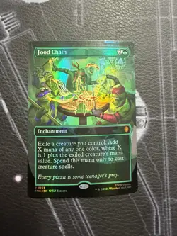 Food Chain Commander: Teenage Mutant Ninja Turtles Borderless Foil Mythic Rare - Image 1