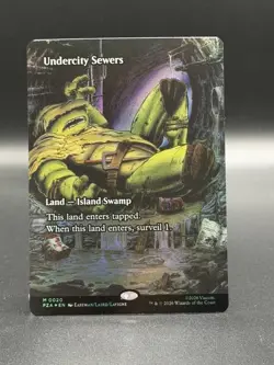 MTG: Teenage Mutant Ninja Turtles ~ Undercity Sewers (Borderless) FOIL - Image 1