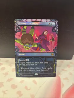 Kitsune's Technique (Showcase) Teenage Mutant Ninja Turtles Foil NM - Image 1