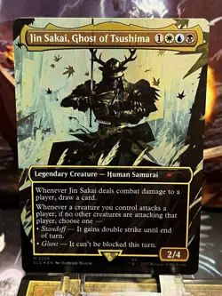 MTG | Jin Sakai, Ghost Of Tsushima ✨FOIL✨ [Secret Lair Ghost Of Tsushima] - Image 1