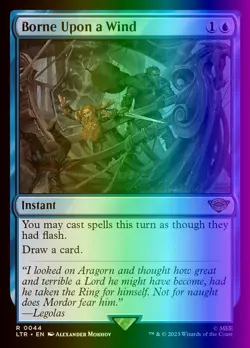 Borne Upon a Wind (44/511) The Lord of the Rings Tales of Middle-earth NM FOIL - Image 1