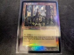 MTG Magic the Gathering FOIL Temple Garden Retro RVR! - Image 1