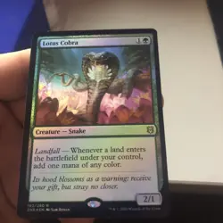 MTG Magic the Gathering Lotus Cobra (193/493) Zendikar Rising NM FOIL - Image 1