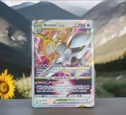 Pokemon TCG Arceus VSTAR 123/172 Sword & Shield Brilliant Stars Holo Half Art - Image 1
