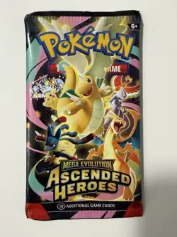 (HEAVY)🔥 22.52g Pokemon TCG Ascended Heroes Booster Pack Factory Sealed✅ - Image 2