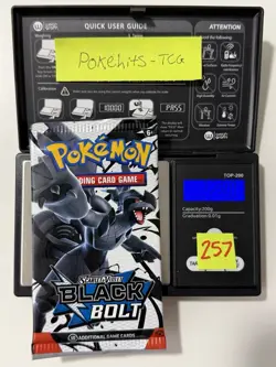 (HEAVY)🔥 22.90g Pokemon TCG Black Bolt Booster Pack Factory Sealed✅ - Image 1