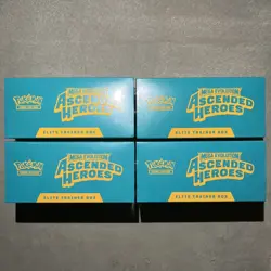 *MINT* 4x Pokemon TCG Ascended Heroes Elite Trainer Box ETB Sealed MINT - Image 5
