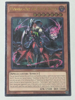 Diabellstar the Black Witch Ultimate Rare Yugioh! OP26 - Image 1