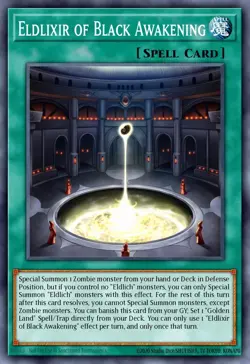 Yugioh - Eldlixir of Black Awakening (Rare) (1st Edition) - MGED-EN049 (P) - Image 1