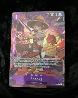 One Piece Shanks OP13-065 Carrying On His Will FOIL Alternate Art NM Pack Fresh - Image 5