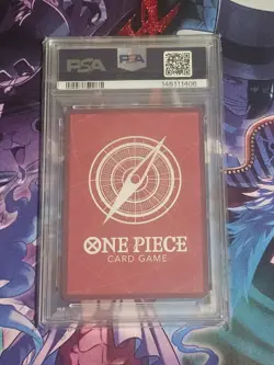 Monkey D Luffy (One Piece 2nd Anniversary Set) English Leader Promo PSA 10 - Image 2
