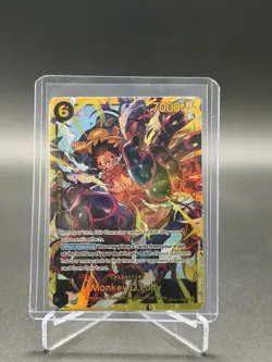 Bandai Monkey.D.Luffy OP10-118 Royal Blood Secret Rare Foil 7000 Power - Image 1