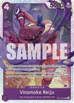 One Piece English - Vinsmoke Reiju - OP12-063- - SR - NM - Image 1