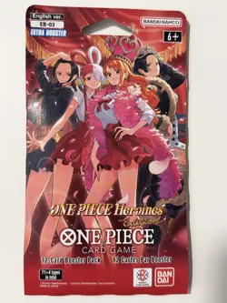 (HEAVY)🔥One Piece Heroines Edition EB 03 Sleeved Booster Pack (Factory Sealed) - Image 2