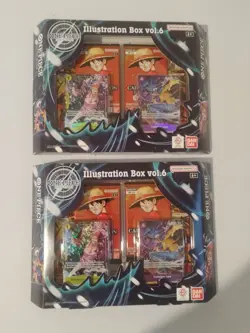 One Piece TCG Illustration Box Volume 6 (X 2) FACTORY SEALED - Image 1