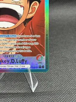 Bandai Monkey.D.Luffy OP13-001 Leader Alt Art Foil Carrying on His Will - Image 4