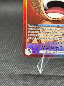 Bandai Monkey.D.Luffy OP13-001 Leader Alt Art Foil Carrying on His Will - Image 5
