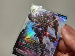 Justice Gundam - Newtype Rising #GD01-066 LR - NM Holo Foil Gundam Card Game - Image 1