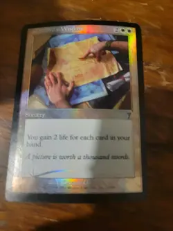 Foil Gerrard's Wisdom 7th Edition MTG Magic The Gathering Card Vintage *Rare* - Image 1